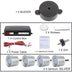 Car Parking Sensor Kit 22mm – 4 Sensors Reverse Radar Buzzer Alert 12 Colors