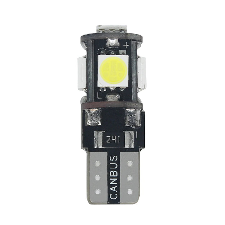 T10 W5W 194 CANBUS LED 10-Pack – 5-Chip 5050 SMD License Plate & Reading Light