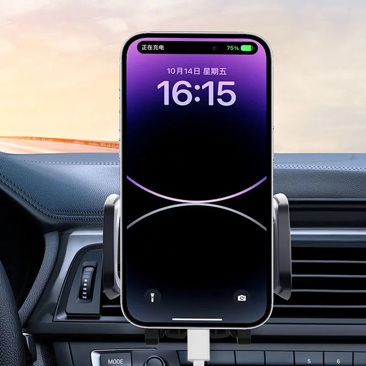 Universal 15W Wireless Car Phone Mount – CD Slot Holder 360 Rotation