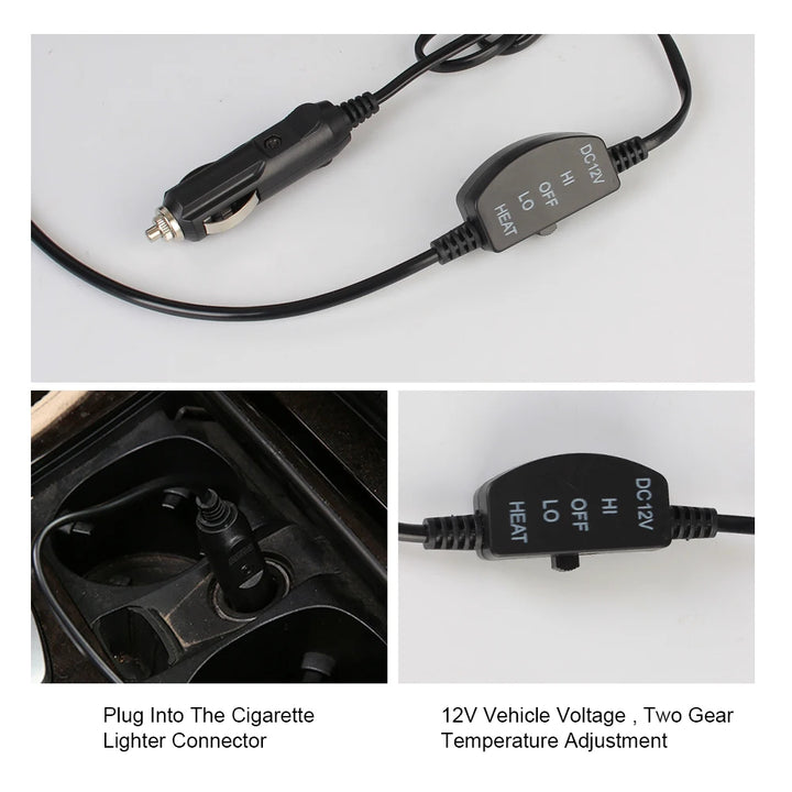 CozyDrive™ 12V Heated Car Seat Cushion