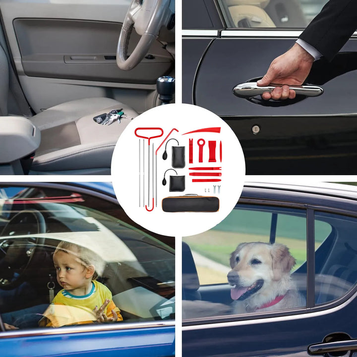 Professional Car Lockout Kit | Long Reach Gripper & Inflatable Air Pump