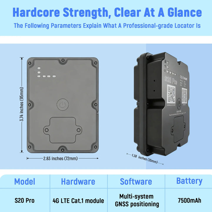 Magnetic GPS Tracker for Vehicles – Real-Time Anti-Theft Locator Long Standby