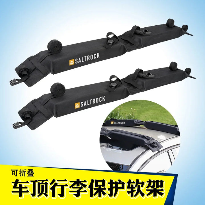 AdventureLoad™ Foldable Roof Luggage Rack – Universal Soft Carrier for Cars & Camping