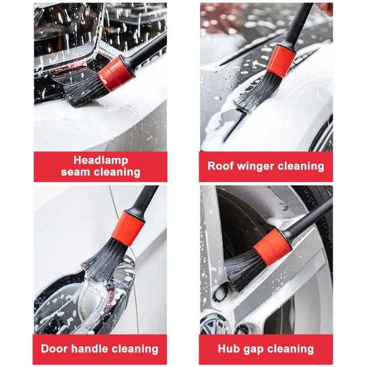 Auto Detail Brush Kit – Vents Gap & Interior Crevice Cleaning Set for Cars
