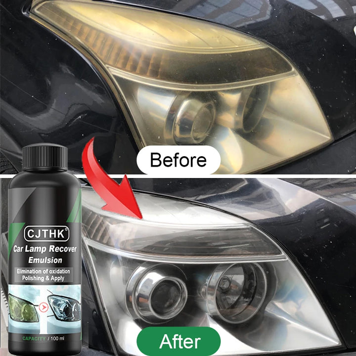 Headlight Restoration Polish Kit – Oxidation & Scratch Remover Paste Foggy Lens