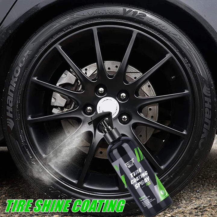 TireGlow Restore™ – Deep Black Tire Shine & Protector