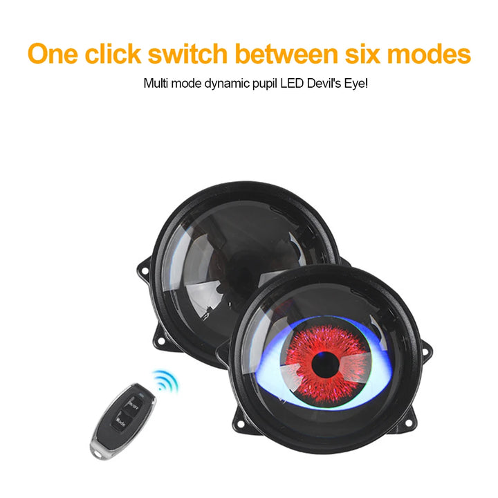 LumiX™ 3-Inch RGB Demon Eye Headlights