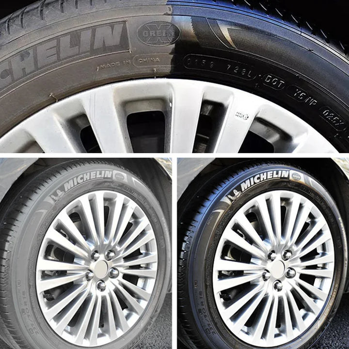 TireGlow Restore™ – Deep Black Tire Shine & Protector