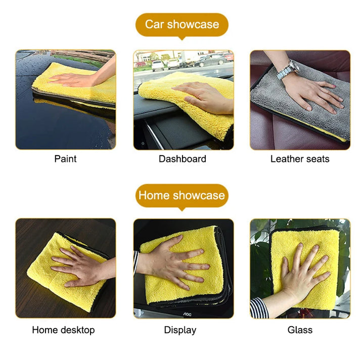 Premium Microfiber Car Drying Towel – Scratch-Free Ultra-Absorbent Detailing