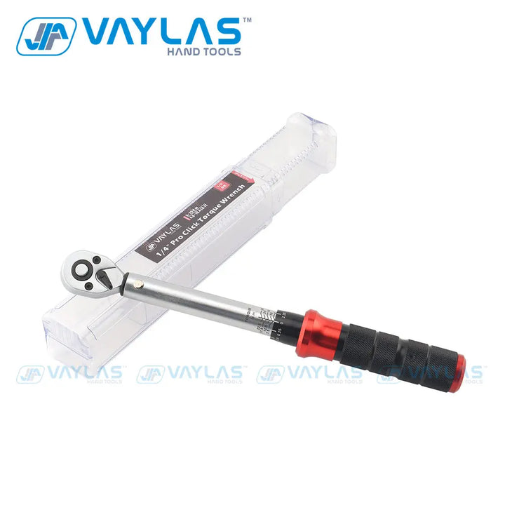 1/4 Drive Click Torque Wrench 5-25 Nm – Precision Ratchet Car & Bicycle Tool