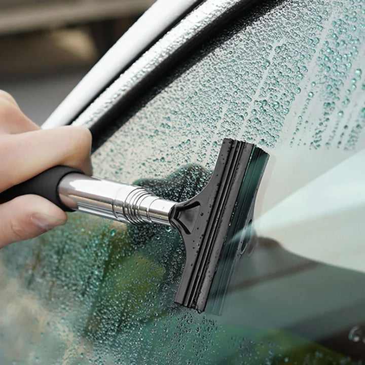 Telescopic Rearview Mirror Brush – Mist & Fog Remover Window Wiper Scraper Tool