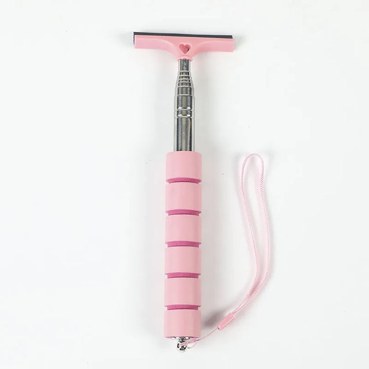 Telescopic Rearview Mirror Brush – Mist & Fog Remover Window Wiper Scraper Tool