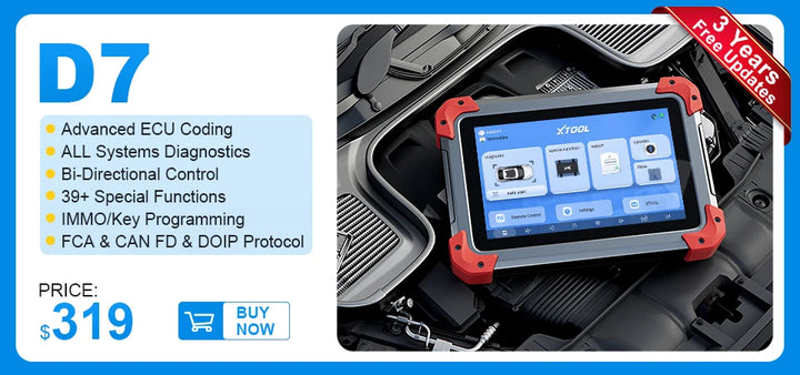 XTOOL D5S Full System Diagnostic Scanner with 16+ Reset Services