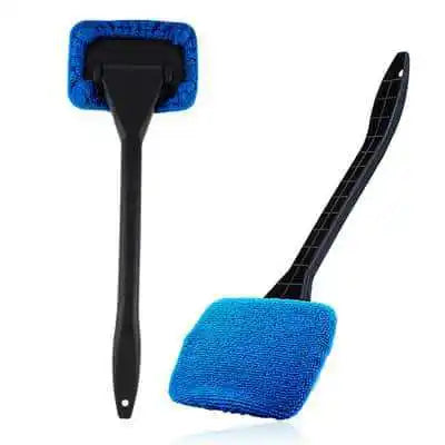 Long-Handle Car Windshield Cleaning Brush – Interior Glass Wiper & Wash Tool