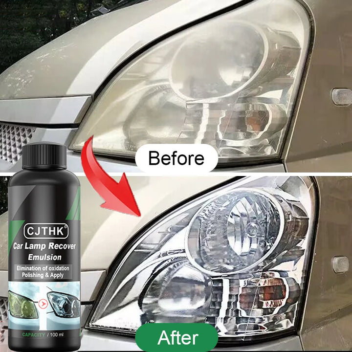Headlight Restoration Polish Kit – Oxidation & Scratch Remover Paste Foggy Lens