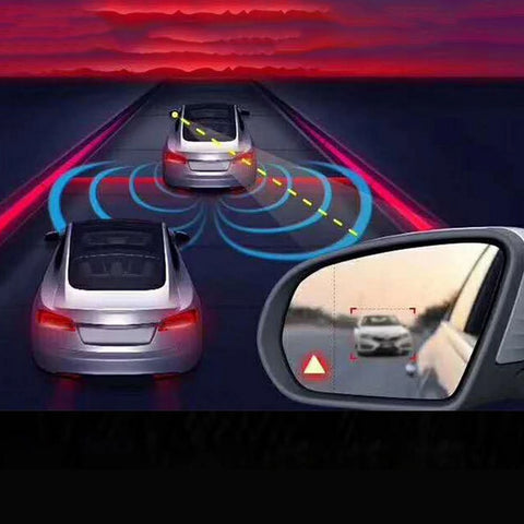 BSD Blind Spot Detection System – Ultrasonic Radar LED Alert Lane Change Assist