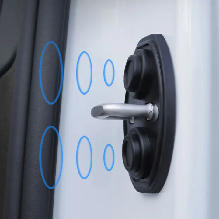 SilentSeal™ Pro – Shock-Absorbing Car Door Latch Cushions