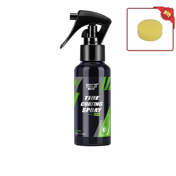 TireGlow Restore™ – Deep Black Tire Shine & Protector