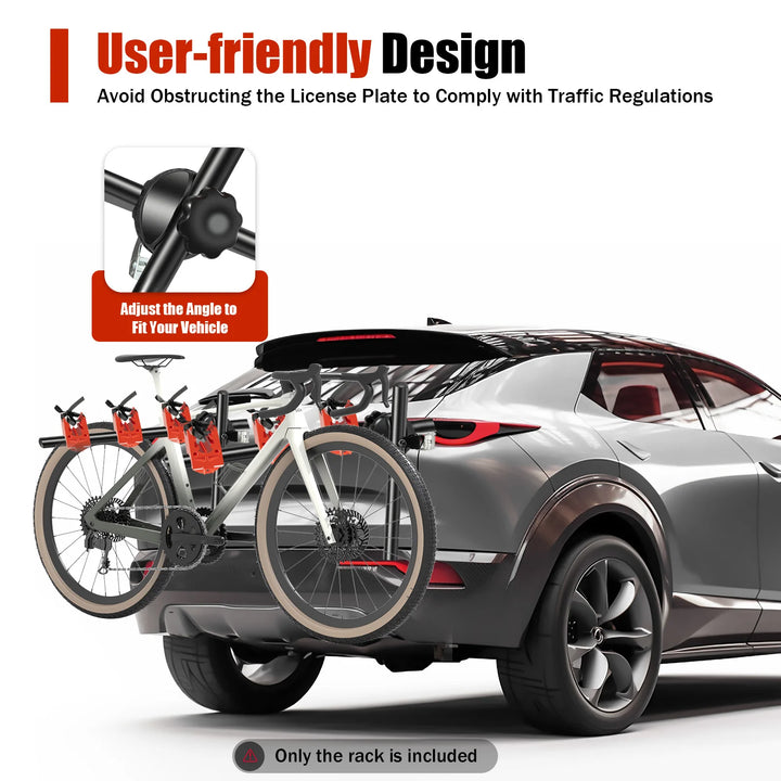 RideMate™ Pro 3-Bike Trunk Rack — Heavy-Duty, Foldable, Universal Fit
