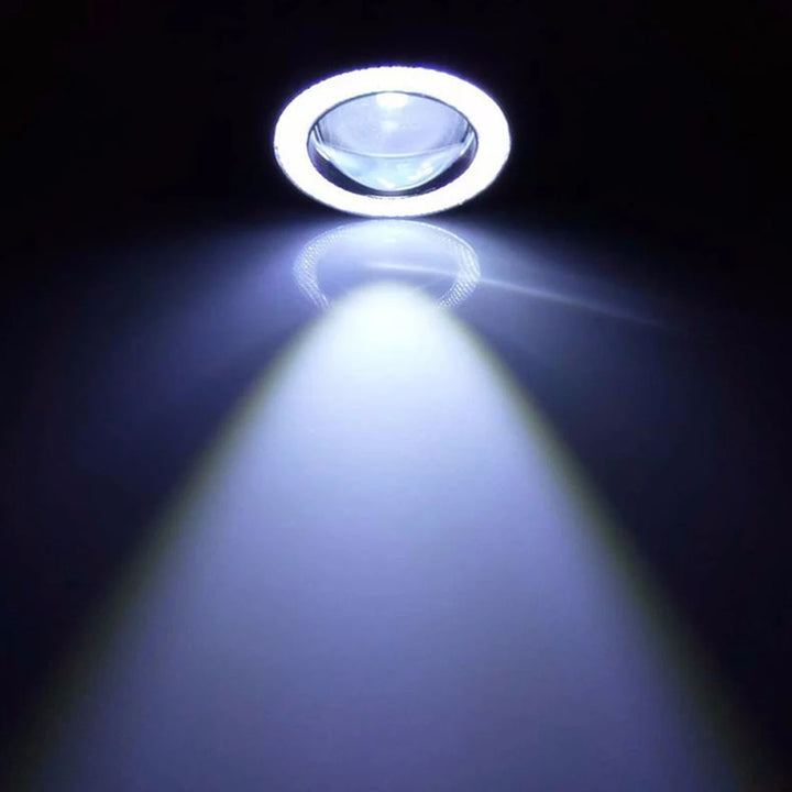 COB LED Angel Eyes DRL – Waterproof Daytime Running & Flowing Turn Signal 12V