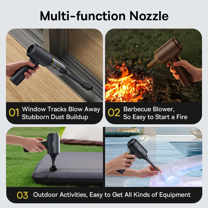 Baseus Cordless Car Vacuum Cleaner & Powerful Air Duster