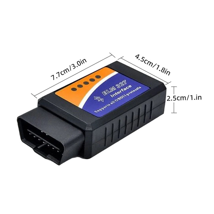 ELM327 V2.1 Bluetooth OBD2 Scanner – Car Fault Code Reader Android & iOS