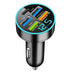 6-Port Car Charger QC3.0 – 12/24V Colorful LED Multi-Port Quick Charge Adapter