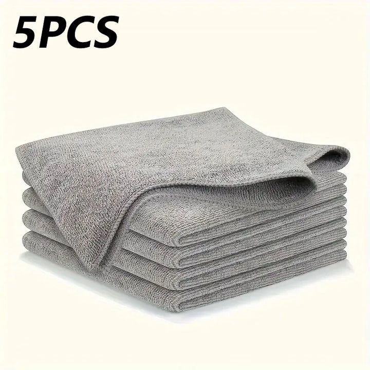 Lint-Free Microfiber Cleaning Cloths – Reusable Absorbent Car Window & Body