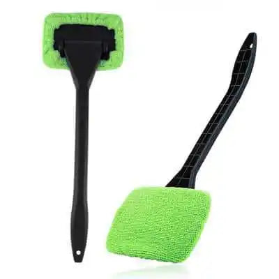 Long-Handle Car Windshield Cleaning Brush – Interior Glass Wiper & Wash Tool