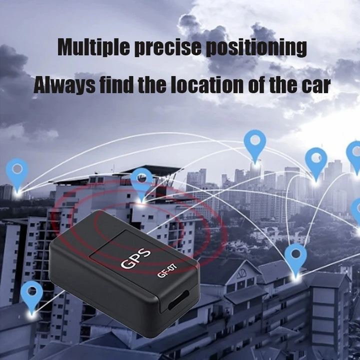GF07 Magnetic Car GPS Tracker – Real-Time Anti-Theft Locator App Tracking