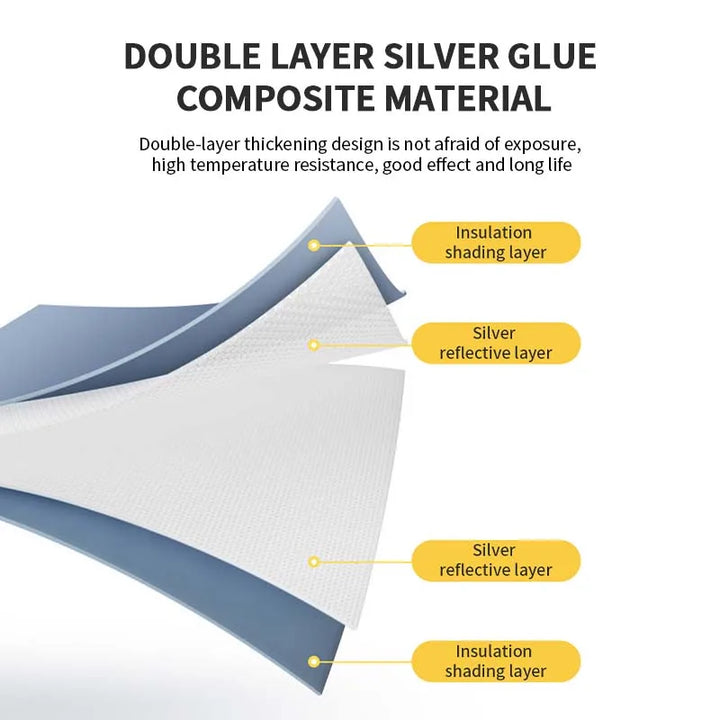 Foldable Car Windshield Sun Shade – UV & Heat Protection Washable Visor Cover