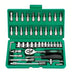 46-Piece 1/4 Drive Socket Ratchet Set – Metric Bit Sockets & Extension Bar