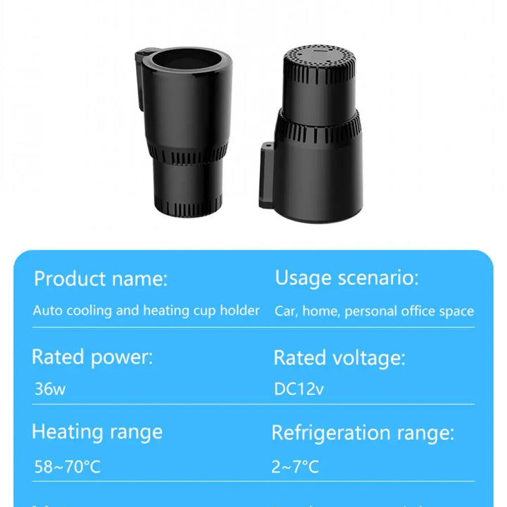 FrostHeat™ 2-in-1 Smart Car Cup – Instant Heating & Cooling Mug Holder