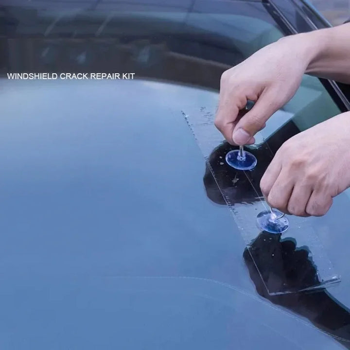 Windshield Crack Repair Kit – DIY Cure Glue for Car Glass Chip & Scratch Fix