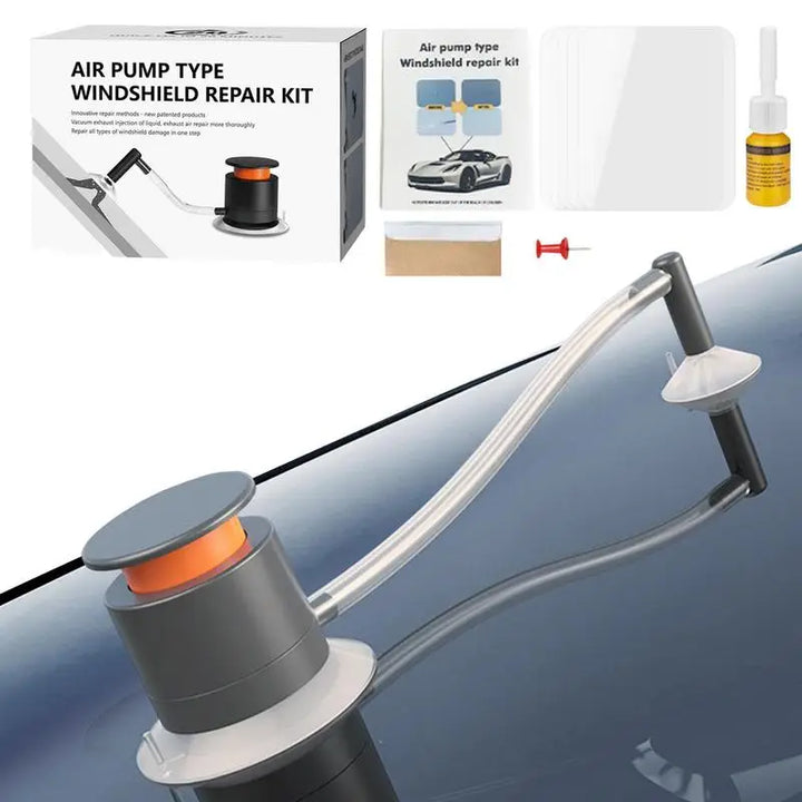 Car Windshield Repair Fluid Kit – Resin Sealer for Cracks & Scratches DIY Fix