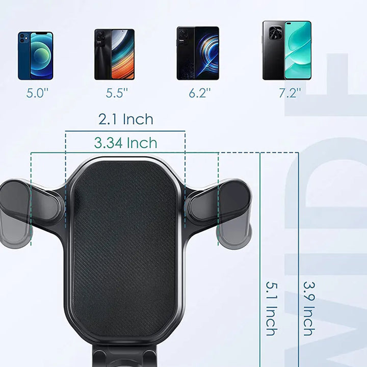 AeroGrip 360™ – Smart Car Vent Phone Mount with One-Touch Lock