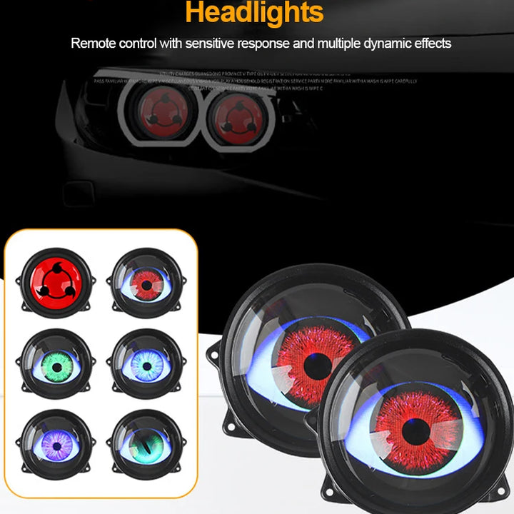 LumiX™ 3-Inch RGB Demon Eye Headlights
