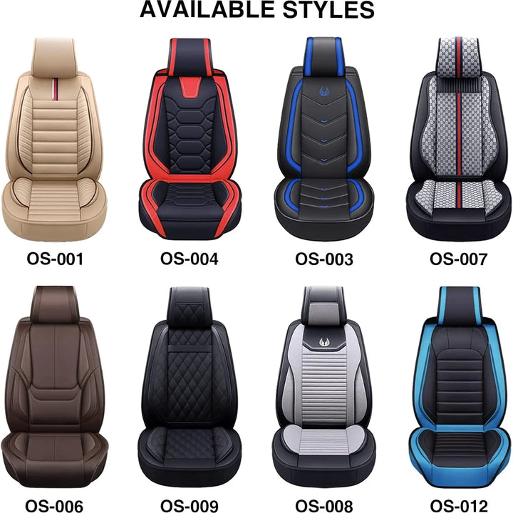 LuxRide™ Premium Waterproof Leather Car Seat Covers