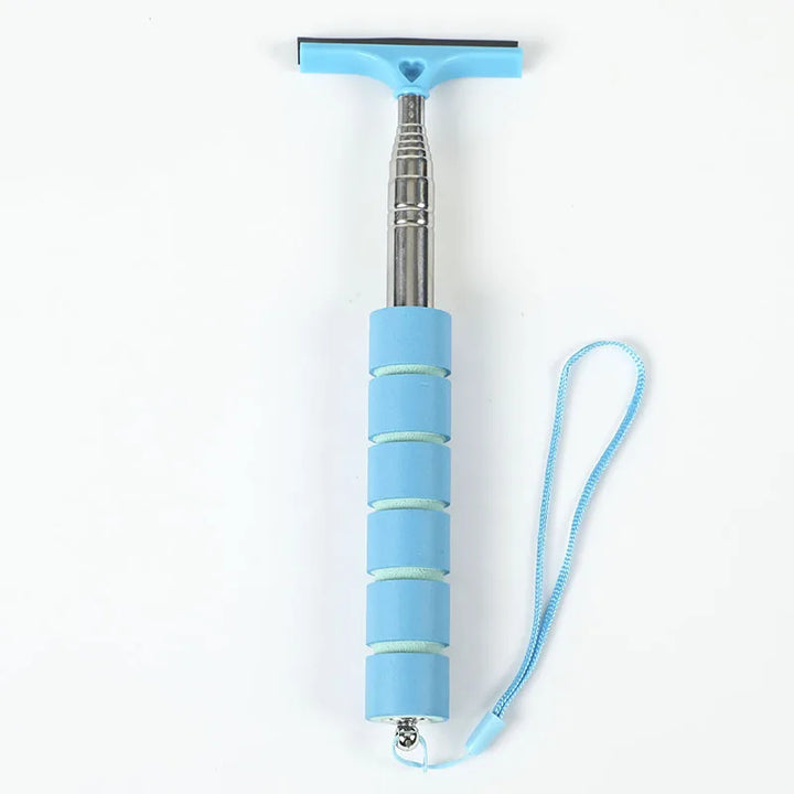 Telescopic Rearview Mirror Brush – Mist & Fog Remover Window Wiper Scraper Tool