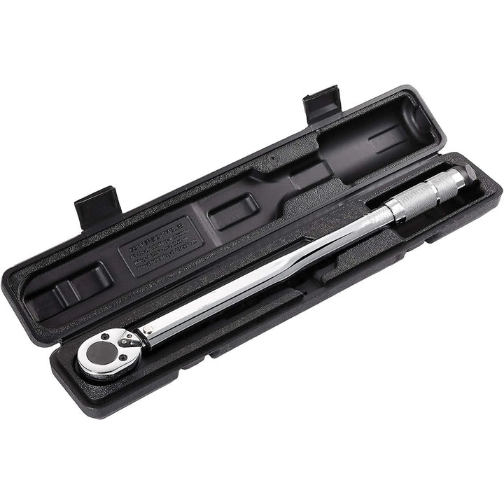 Click Torque Wrench Set 1/4-1/2 Drive – 5-110 Nm Square Drive with Storage Box