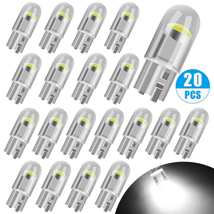 T10 W5W COB CANBUS LED Bulbs 6000K – Reading Dome & License Plate Light 12V