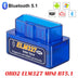 ELM327 Mini OBD2 Bluetooth 5.1 – Compact Car Diagnostic Adapter Android iOS