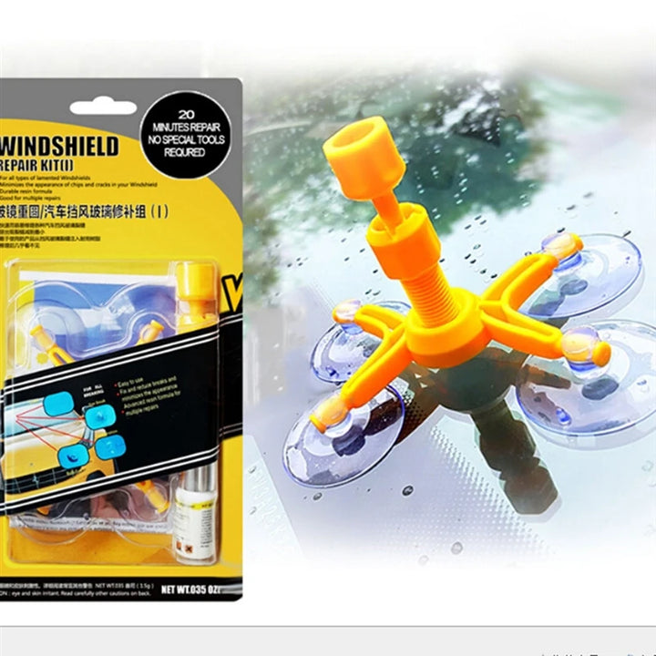 Windshield Repair Kit – Quick-Fix Resin Sealer for Cracked Glass & Polishing