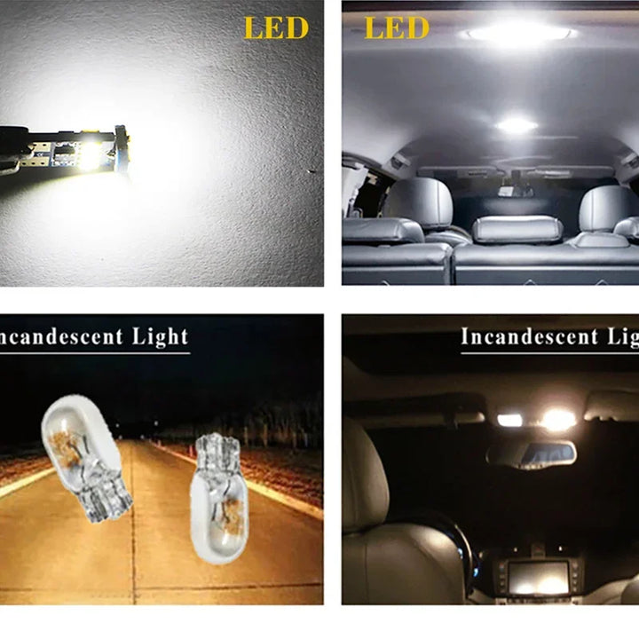 T10 W5W 194 LED 10-Pack – 15-SMD 4014 CANBUS Dome Map & Trunk Light 12V