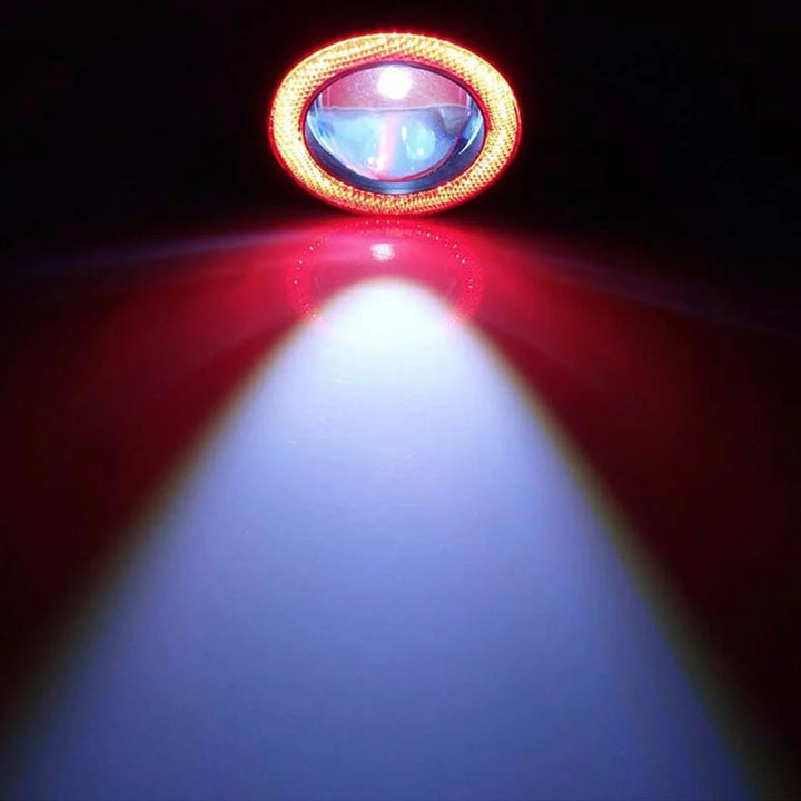 COB LED Angel Eyes DRL – Waterproof Daytime Running & Flowing Turn Signal 12V