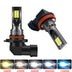 LED Fog Light Bulbs H8/H11/9005/9006 – 6000K Super Bright DRL Pair 12/24V