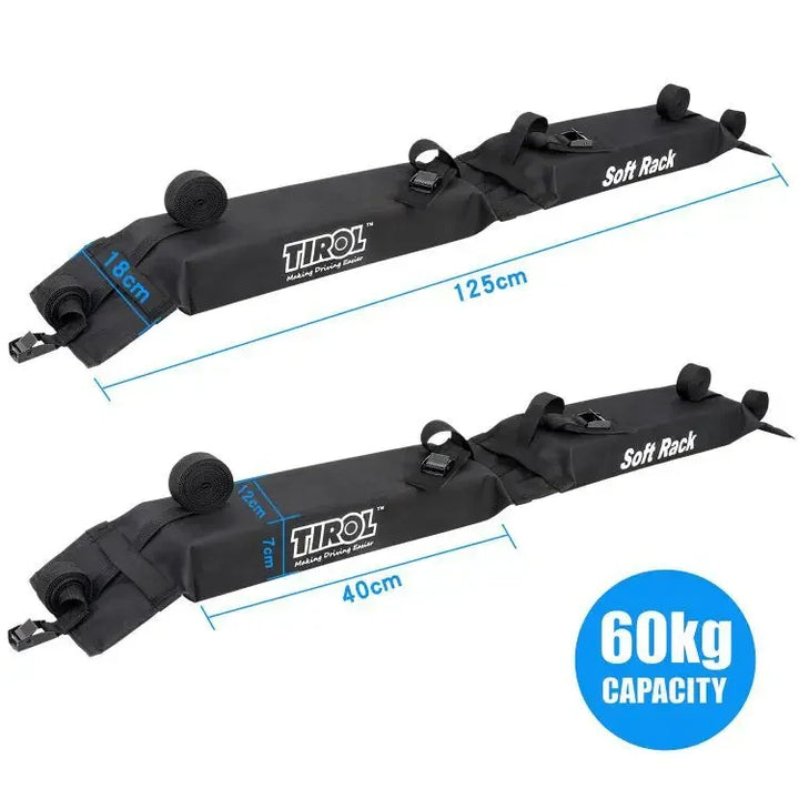 AdventureLoad™ Foldable Roof Luggage Rack – Universal Soft Carrier for Cars & Camping