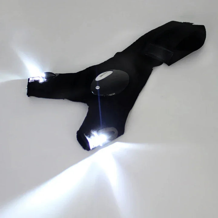 LumiGrip LED Fingerless Gloves
