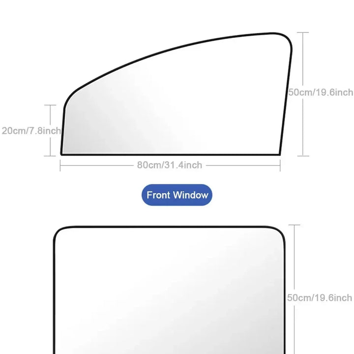 SunShield Pro Magnetic Car Window Shades