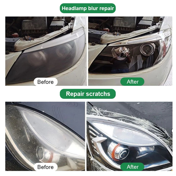 Headlight Restoration Polish Kit – Oxidation & Scratch Remover Paste Foggy Lens